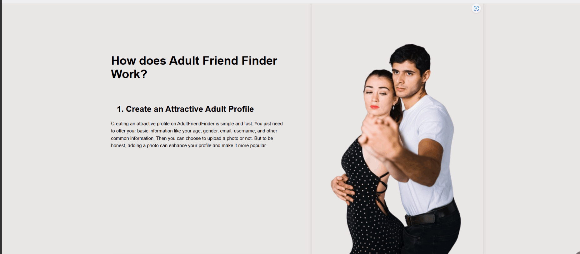 adult profile